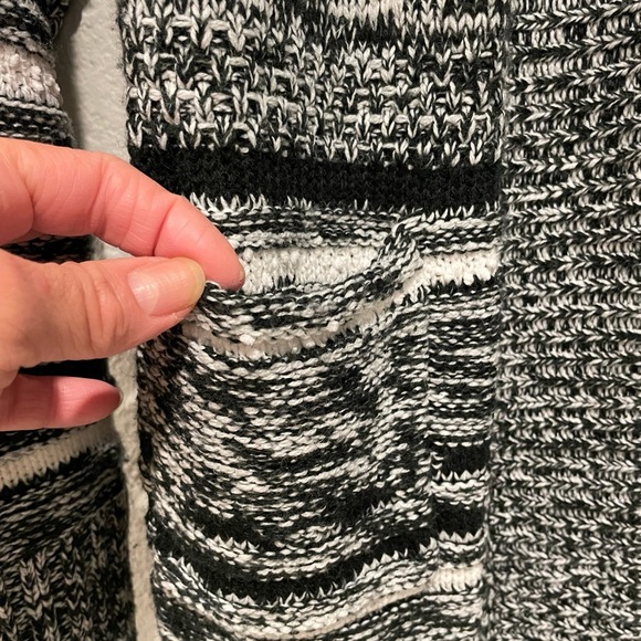 Mossimo Supply Co. by Target Black & White Cardigan Sweater Size Large - Picture 5 of 6